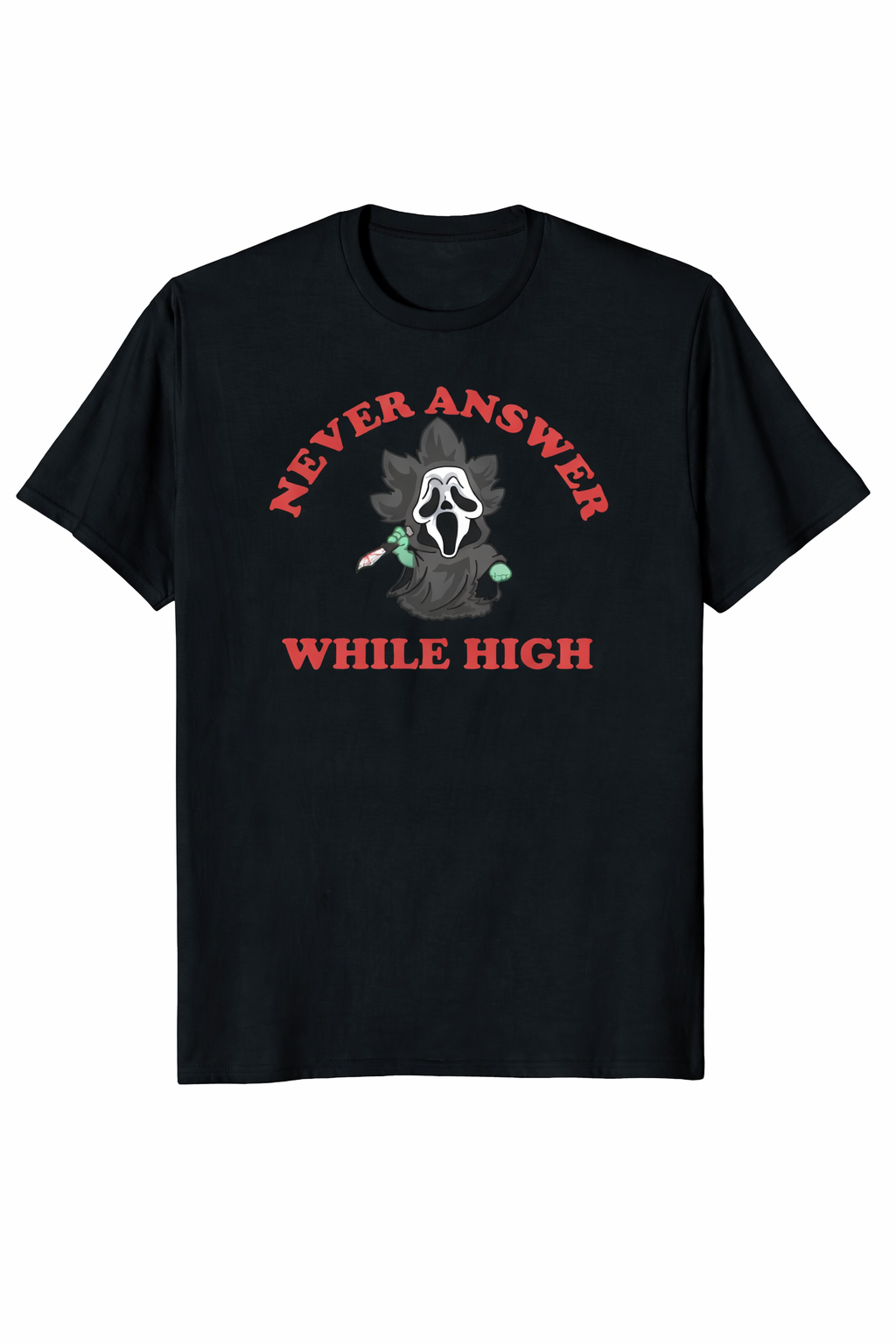 Never answer while high tee
